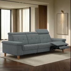 Stressless Anna A2 3 Seater Sofa 3 Power Recliner in Fabric Stressless Anna A2 3 Seater Sofa 3 Power Recliner in Fabric