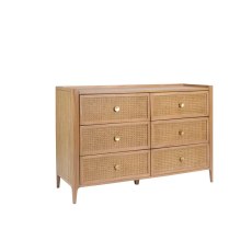 Bali 6 Drawer Wide Chest