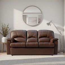 G Plan Chloe 3 Seater Sofa in Leather G Plan Chloe 3 Seater Sofa in Leather