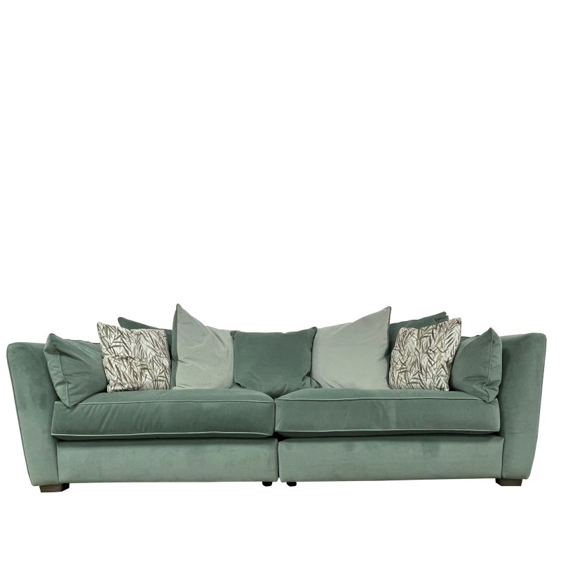 Collins and Hayes Maple Grand Pillow Back 2x Scatter Fibre Sofa In Fabric