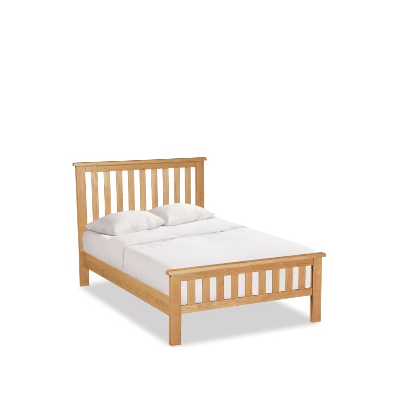 Global Home Salisbury Lite Slattted Bed 4ft6 Low Foot End