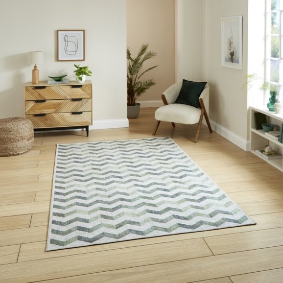 Think Rugs Coral Washable Rug 122x170