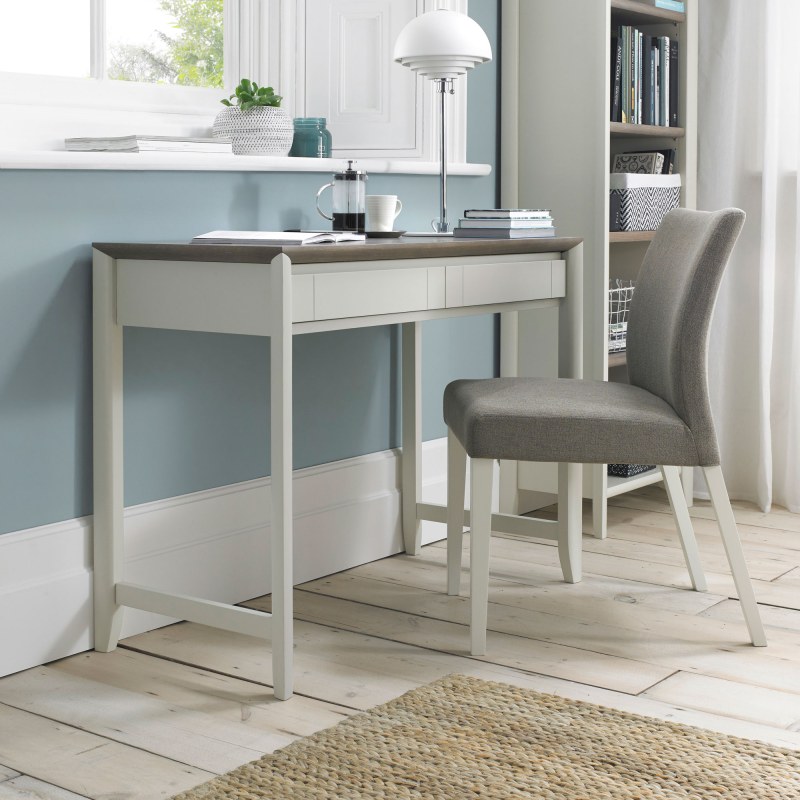 Bentley Designs Bergen Grey Washed Oak & Soft Grey Desk