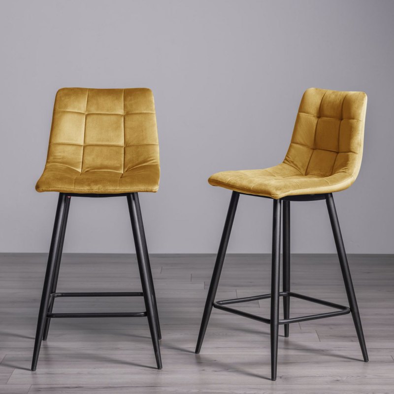 Bentley Designs Mondrian Bar Stool (Pair)