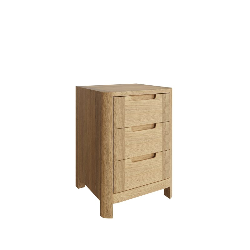 TCH Furniture Lundin 3 Drawer Bedside Chest