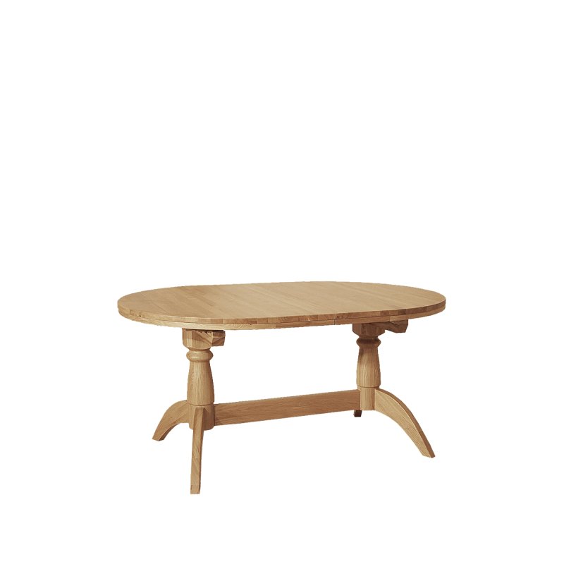 TCH Furniture Windsor Oval Extending Table, Double Pedestal