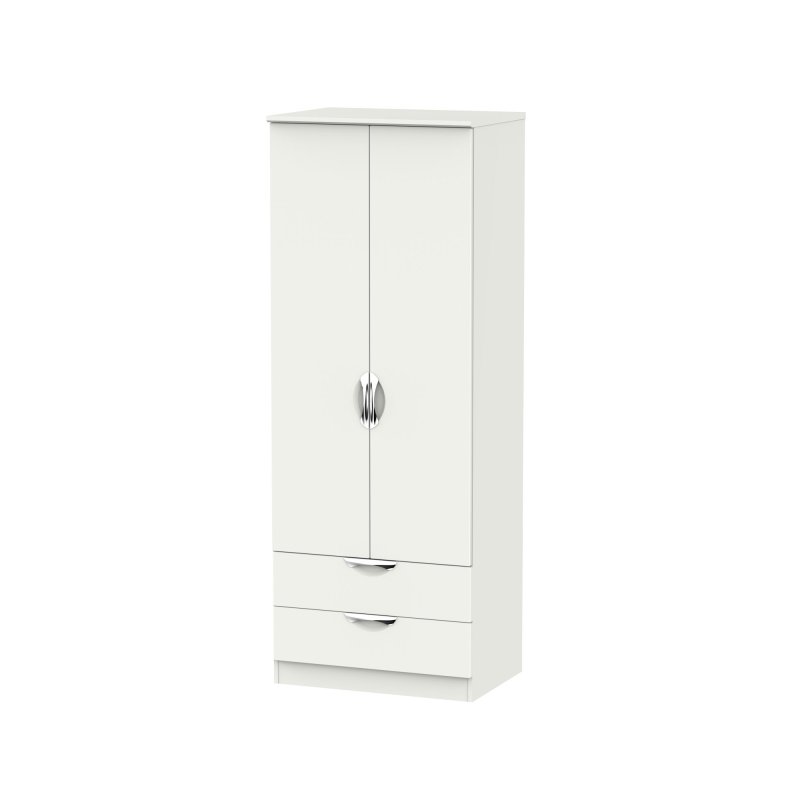 Welcome Furniture Camden Tall 2ft6 2 Drawer Robe