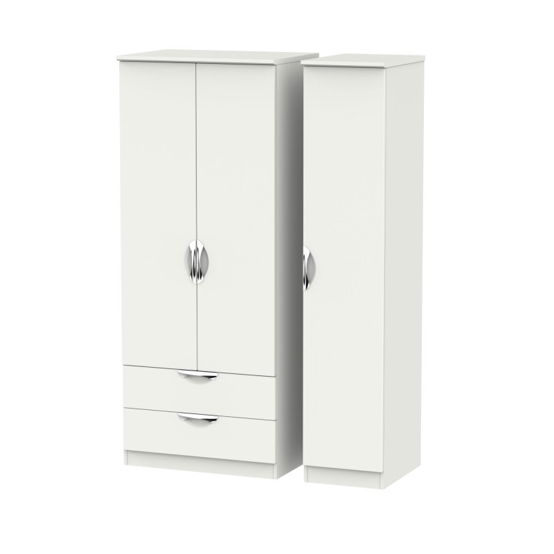 Welcome Furniture Camden Triple 2 Drawer Robe