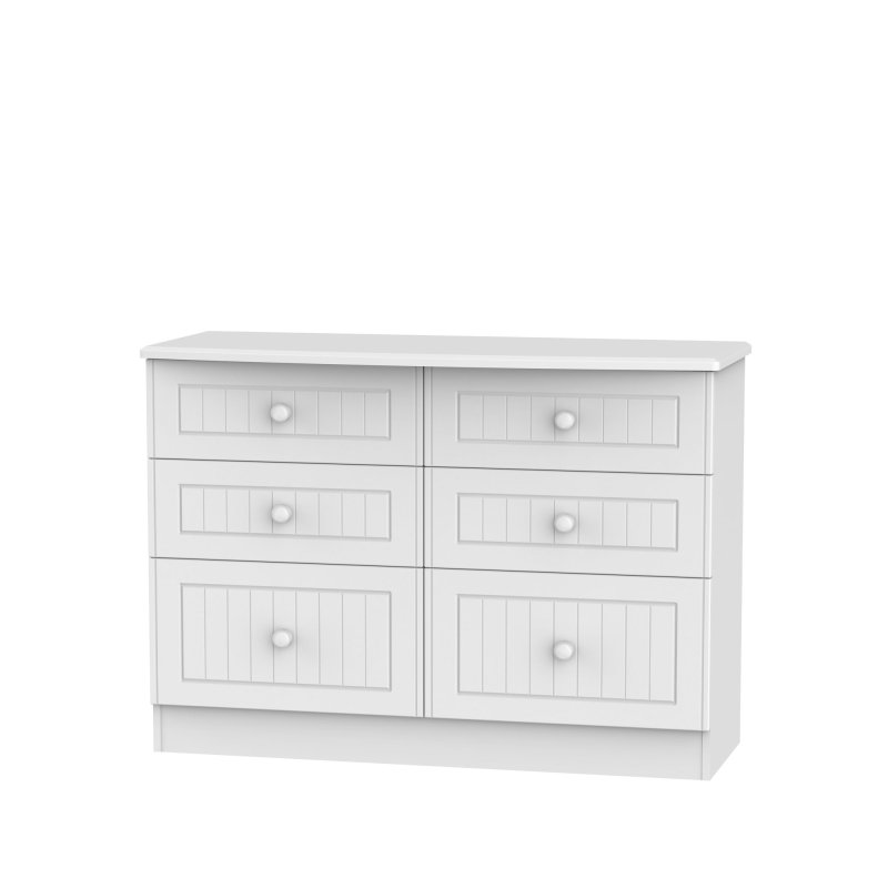 Welcome Furniture Warwick 6 Drawer Midi Chest