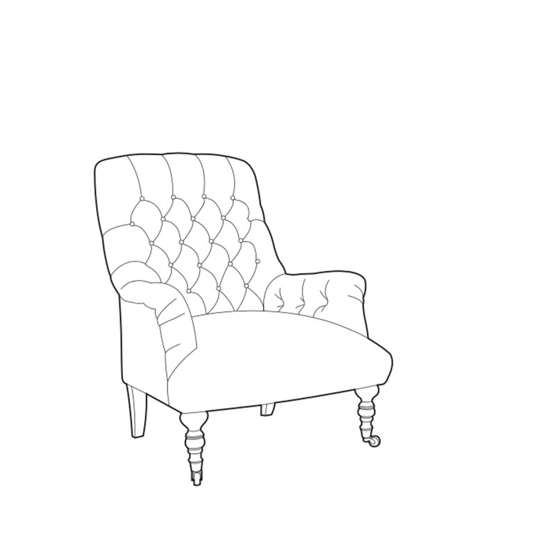 Westbridge Carnaby Chair in Fabric