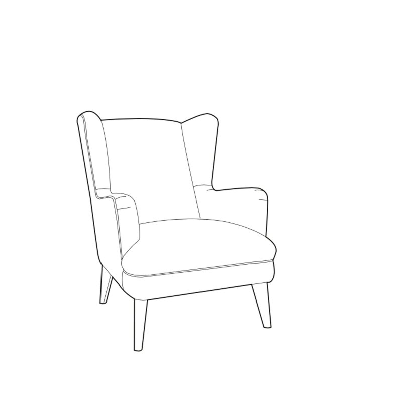 Westbridge Otto Chair in Fabric