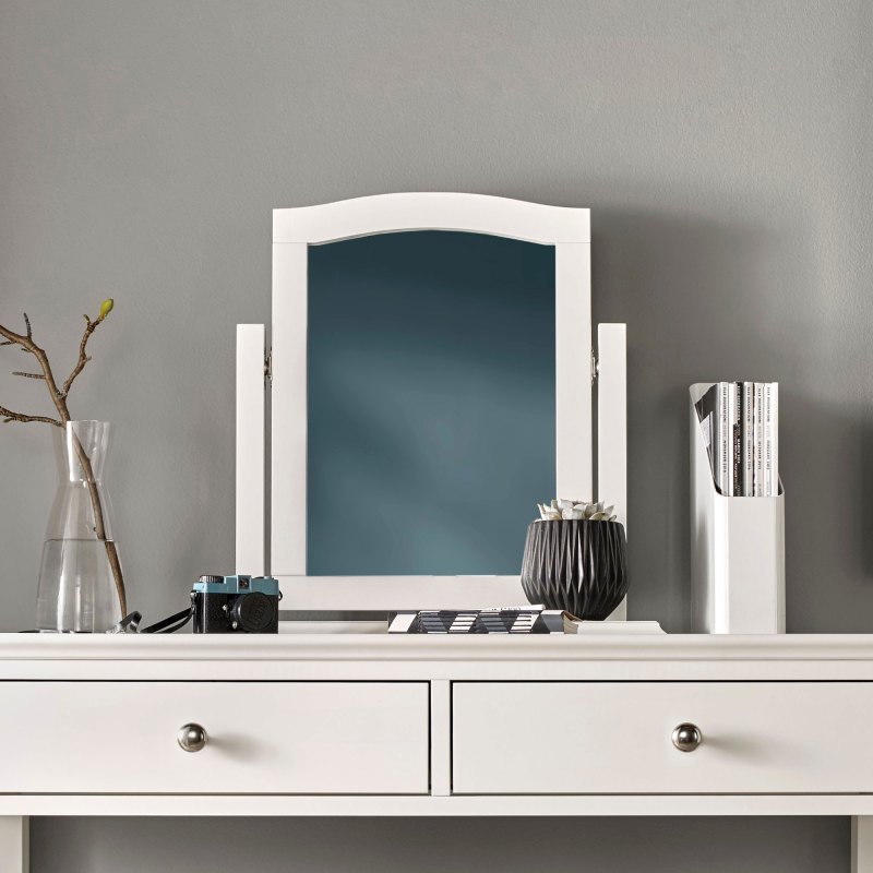 Bentley Designs Ashby White Vanity Mirror