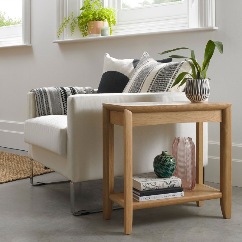 Bentley Designs Bergen Oak Side Table