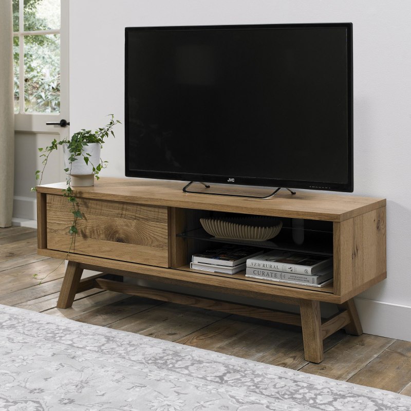 Bentley Designs Camden Rustic Oak Entertainment Unit