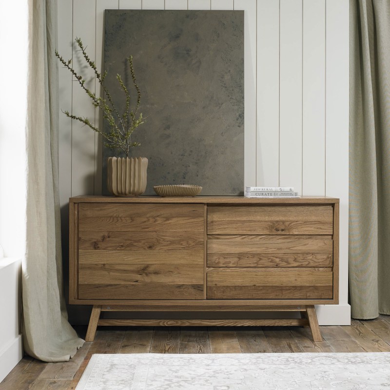 Bentley Designs Camden Rustic Oak Wide Sideboard