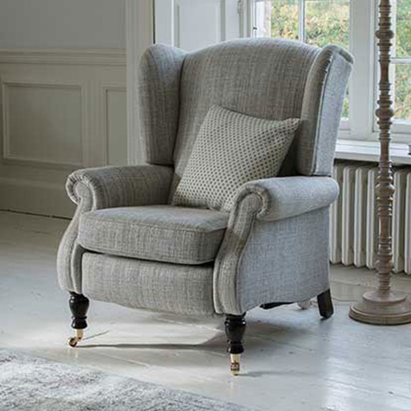 Parker Knoll Chatsworth Power Recliner Wing Chair in Fabric