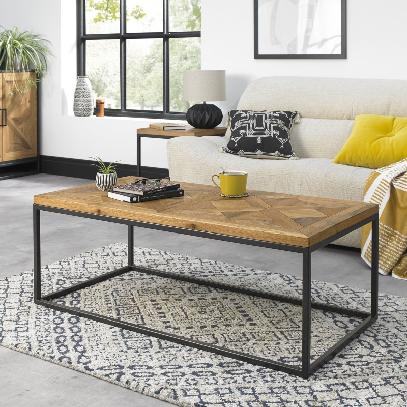 Bentley Designs Indus Rustic Oak Coffee Table