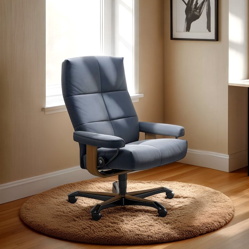 Stressless Stressless David Home Office Chair in Leather