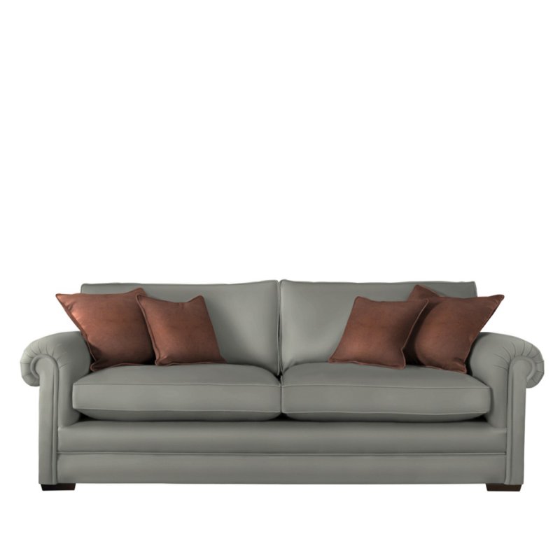 Parker Knoll Canterbury Grand Sofa Inc 2 x Scatters in Leather