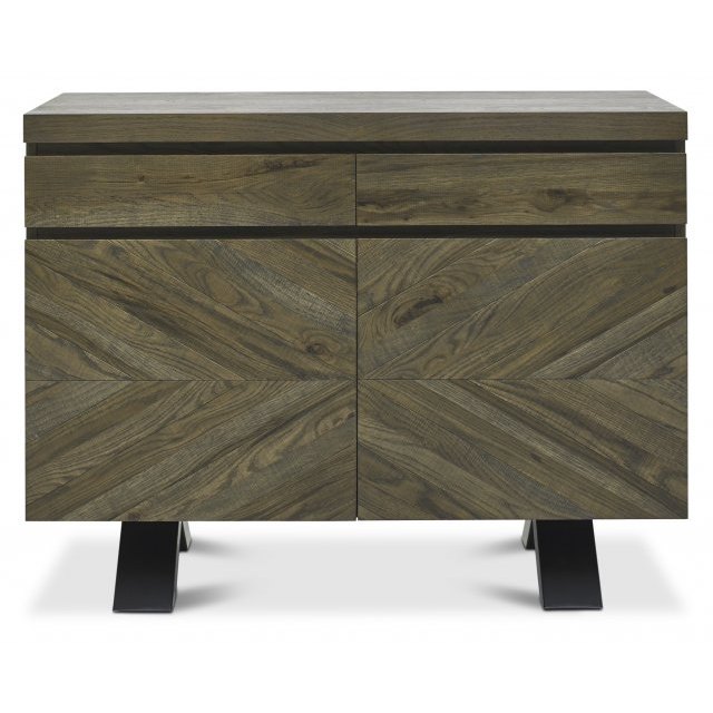 Bentley Designs Ellipse Rustic Oak Narrow Sideboard