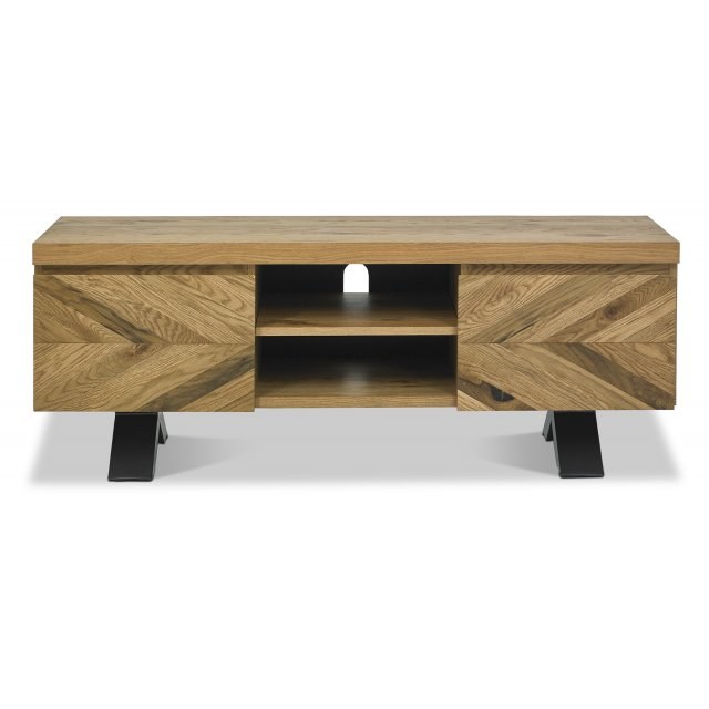 Bentley Designs Ellipse Rustic Oak Entertainment Unit