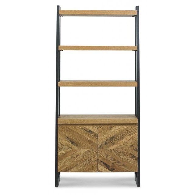 Bentley Designs Ellipse Rustic Oak Open Display Unit