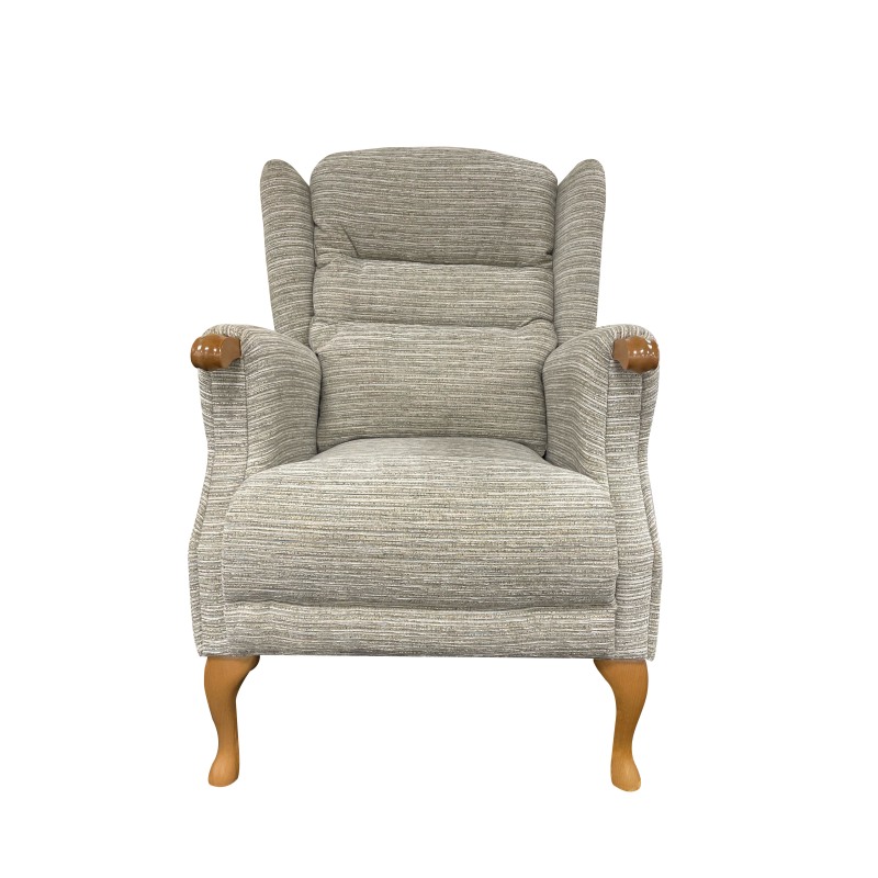 H Collection Redlake Grande Chair, Queen Anne Style