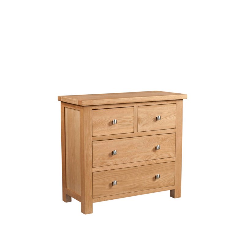 H Collection Arundel Light Oak 2 over 2 Chest