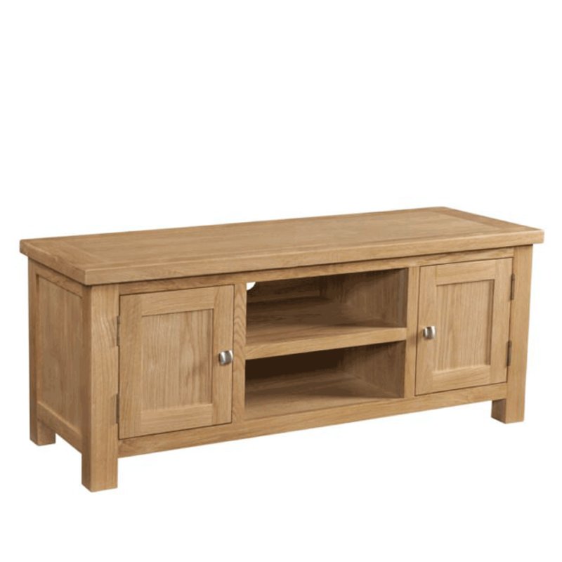 H Collection Arundel Light Oak Large TV Unit