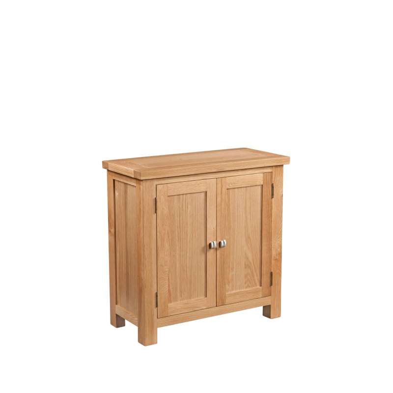 H Collection Arundel Light Oak Small Cabinet with 2 door