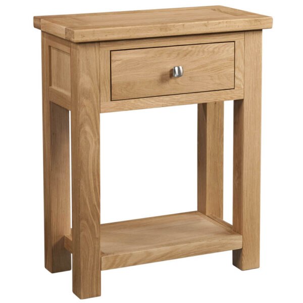 H Collection Arundel Light Oak Small Console Table