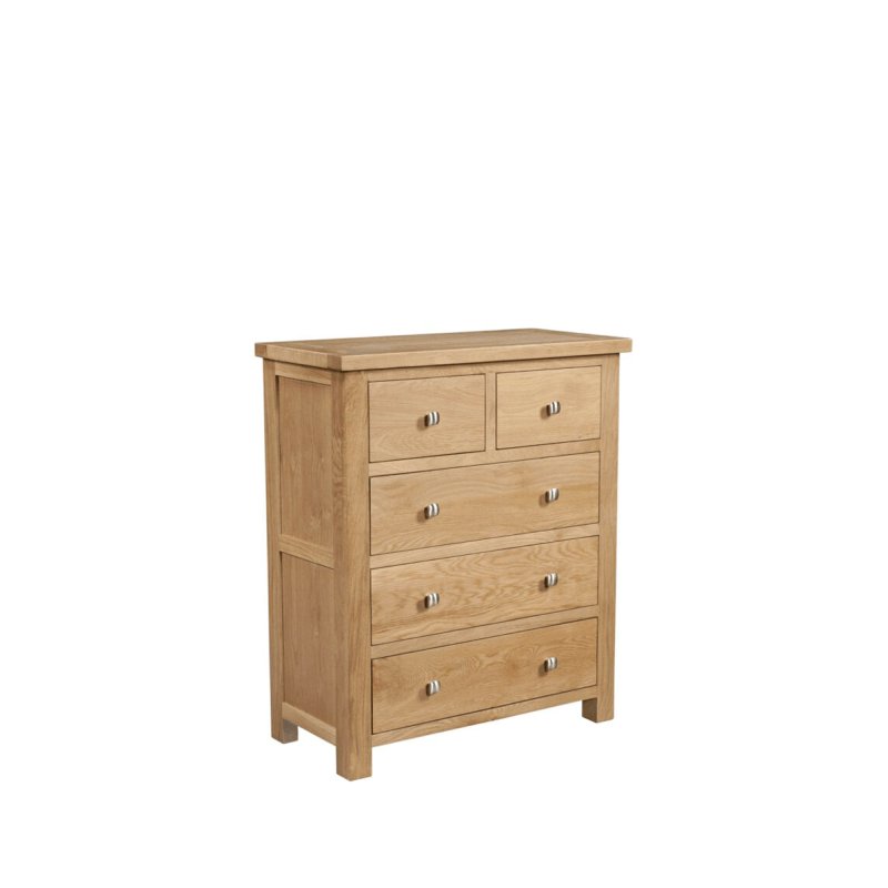 H Collection Arundel LightOak 2 Over 3 Chest