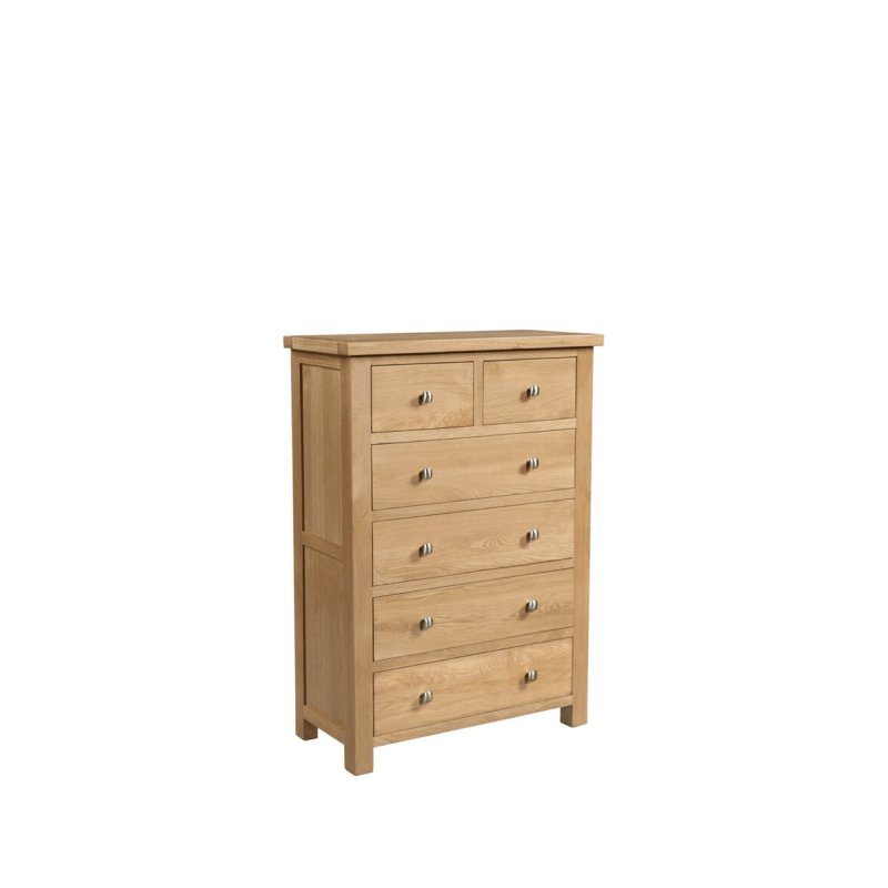 H Collection Arundel LightOak 2 Over 4 Chest