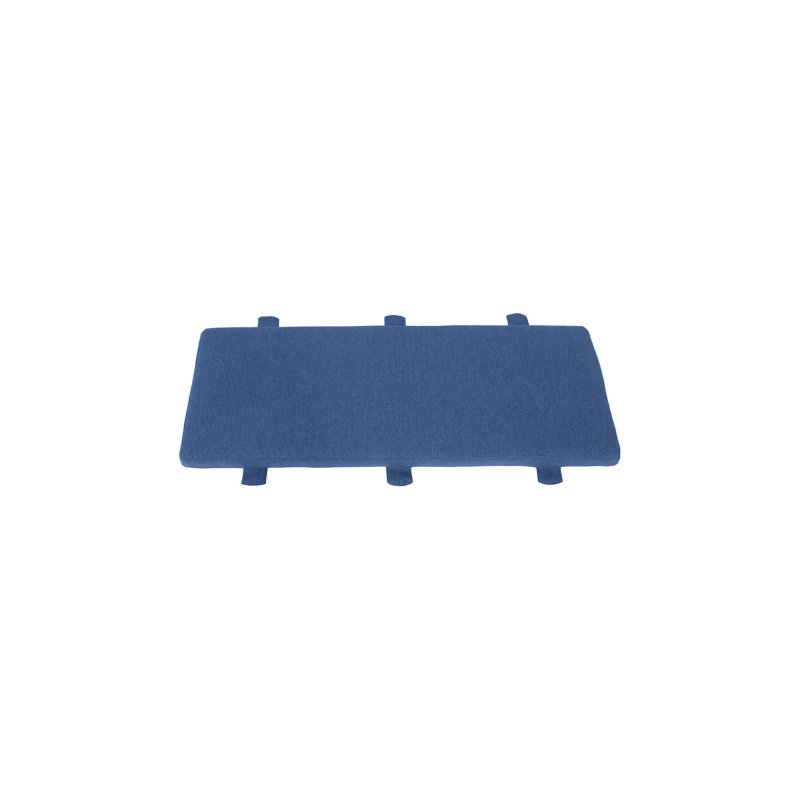 H Collection Balmoral Westbury Medium Bench Pad - 104Cm - In Blue