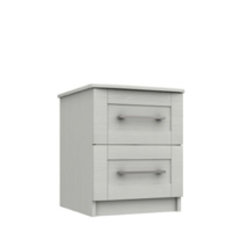 H Collection Avebury 2 Drawer Bedside