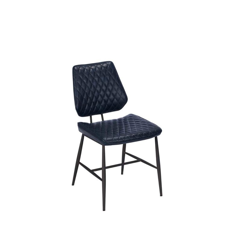 Baker Furniture Dalton Dining Chair (Dark Blue PU) - 2 per pack