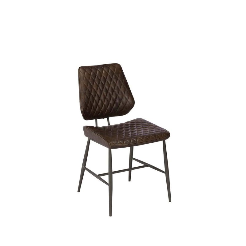 Baker Furniture Dalton Dining Chair (Dark Brown PU) - 2 per pack