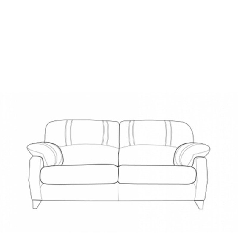 H Collection York 3 Seater Sofa in Leather