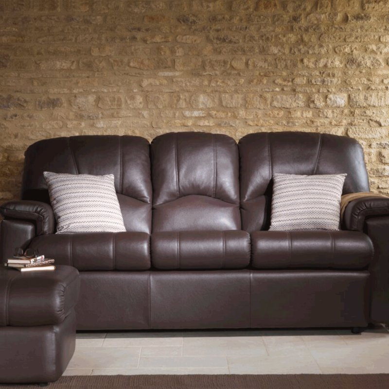 G Plan G Plan Chloe 3 Seater Sofa in Leather