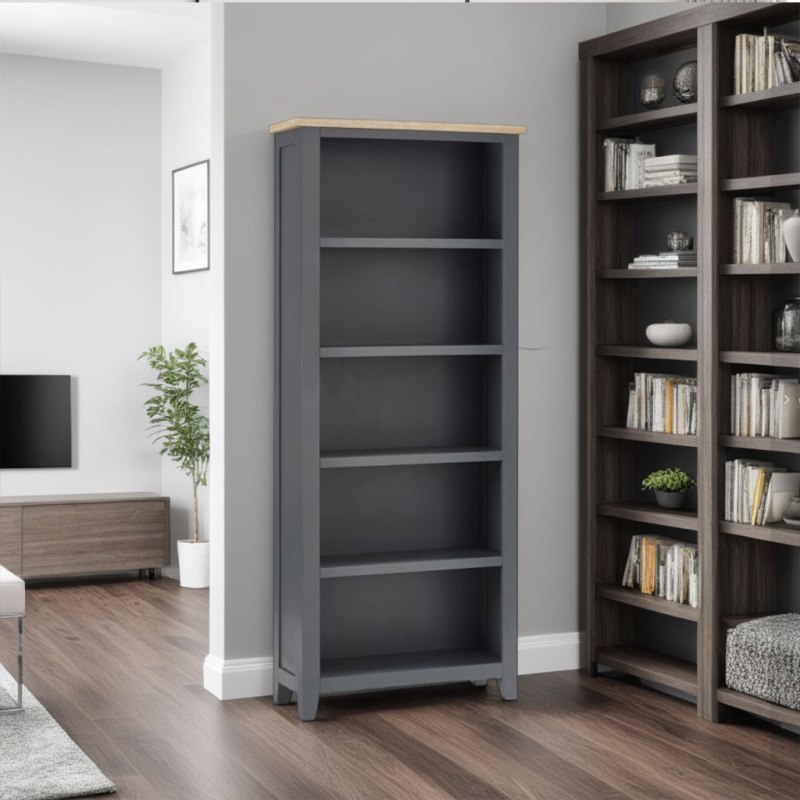 H Collection Holbrook Tall Bookcase