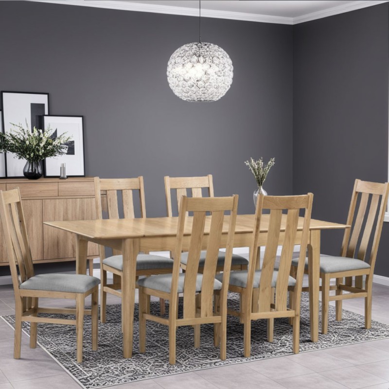 H Collection Charlton Extending Dining Table