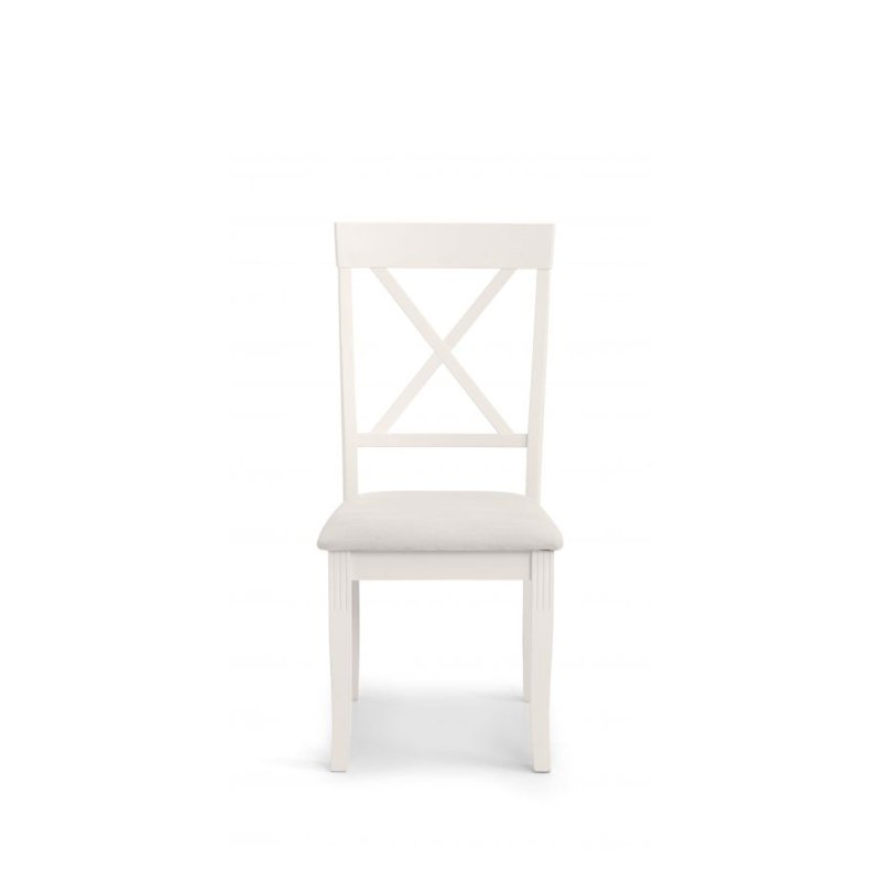 H Collection Hadspen Dining Chair Oak and Ivory