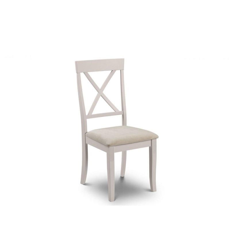 H Collection Hadspen Dining Chair Oak and Elephant Grey