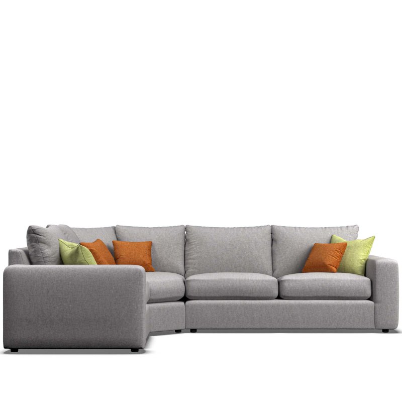 H Collection Arya Small Corner Sofa Fibre