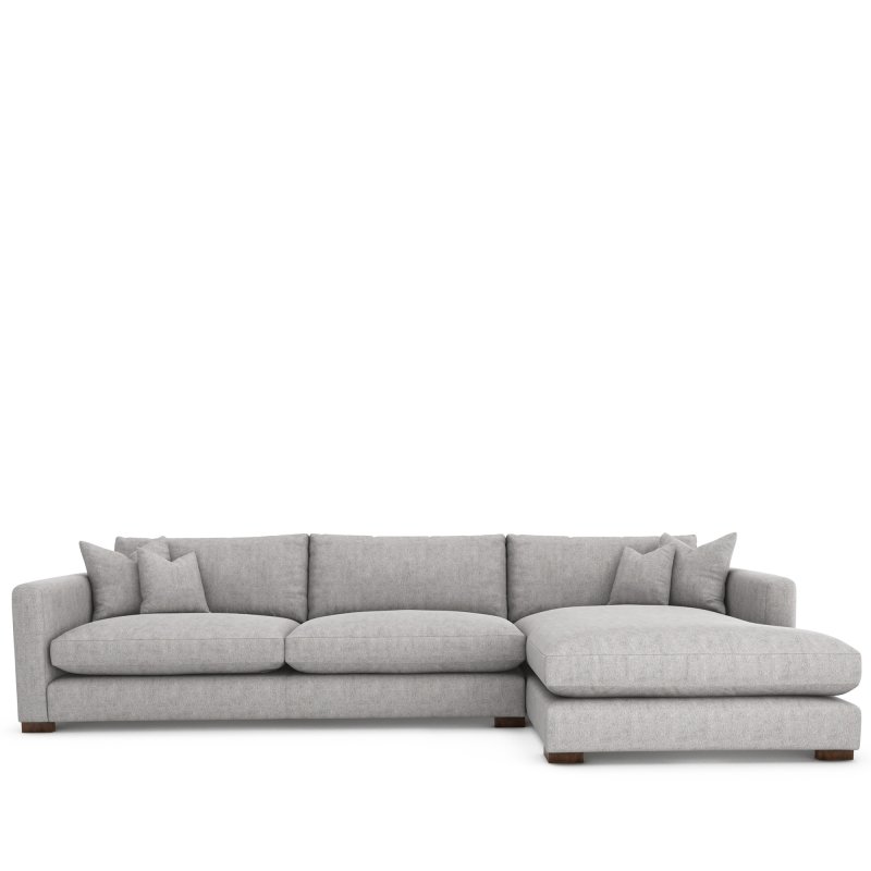 H Collection Maple Large Chaise Fibre RHF