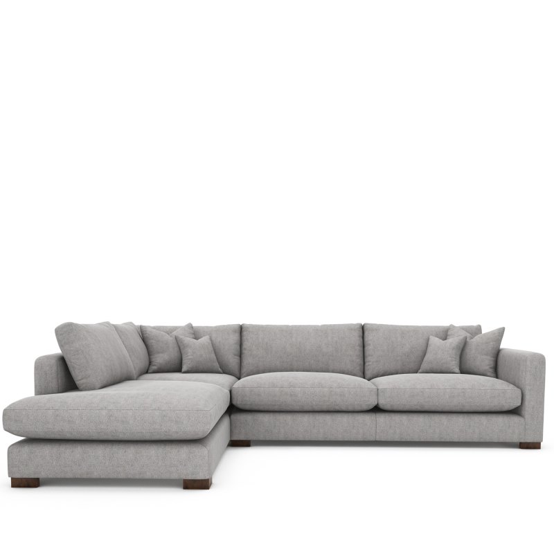 H Collection Maple Large Corner Sofa Fibre RHF