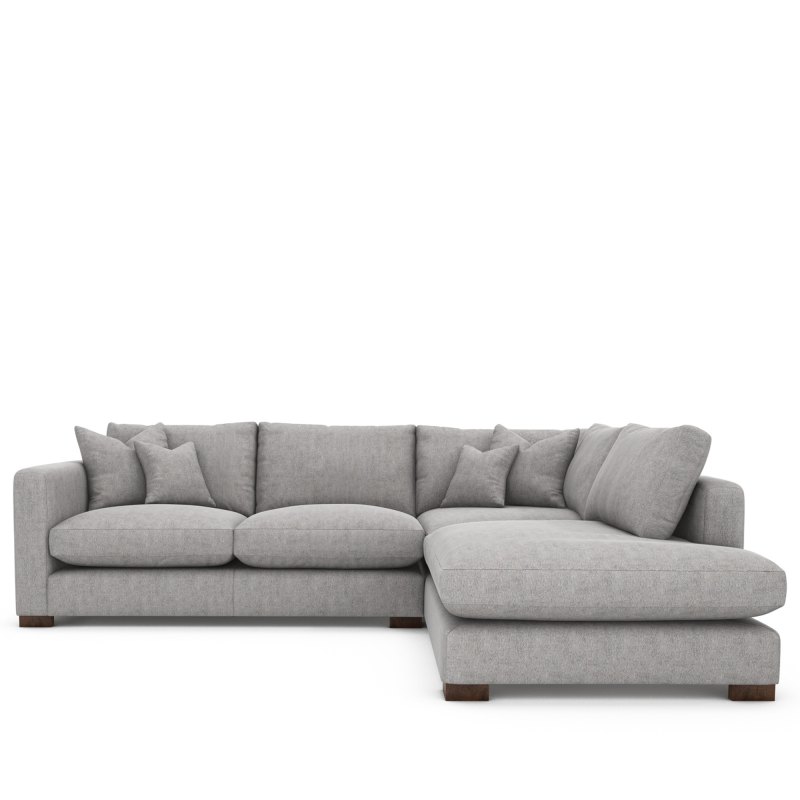 H Collection Maple Small Corner Sofa Fibre LHF