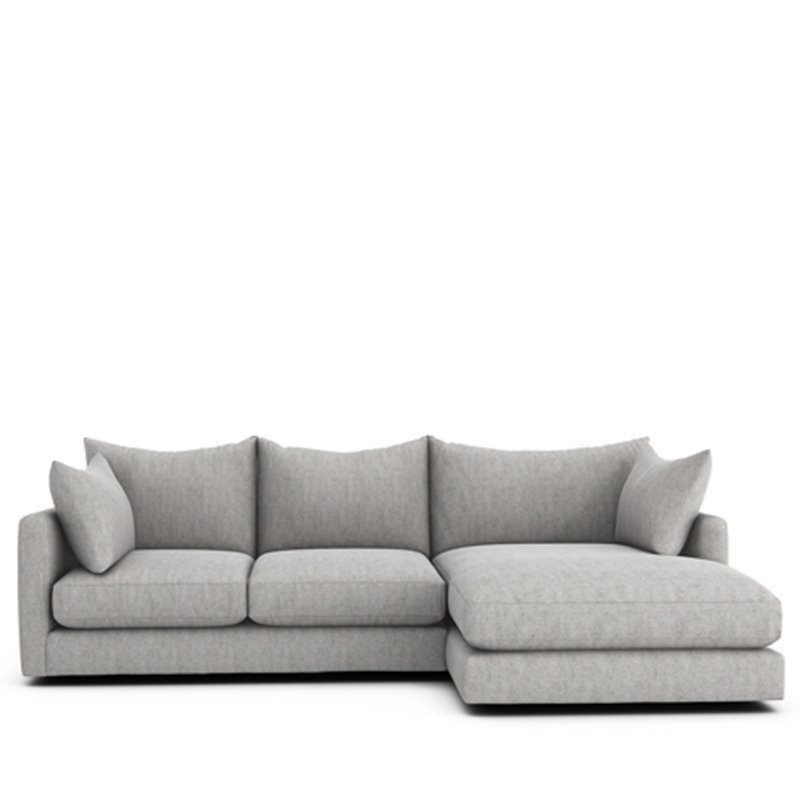 H Collection Luna Small Chaise Sofa Fibre RHF