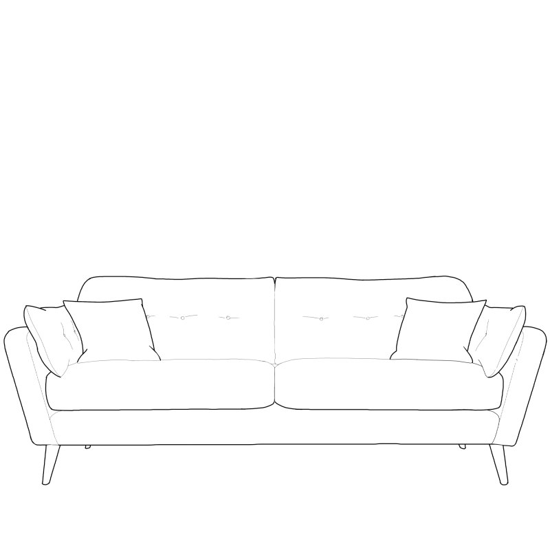 H Collection Atlas Large Sofa Foam