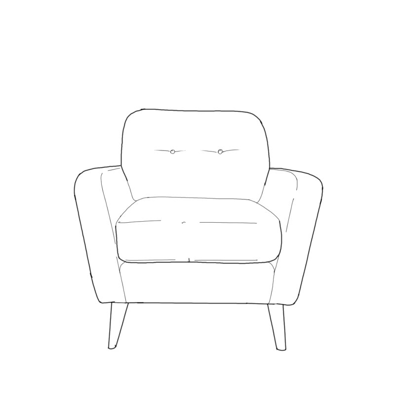 H Collection Atlas Standard Chair Foam